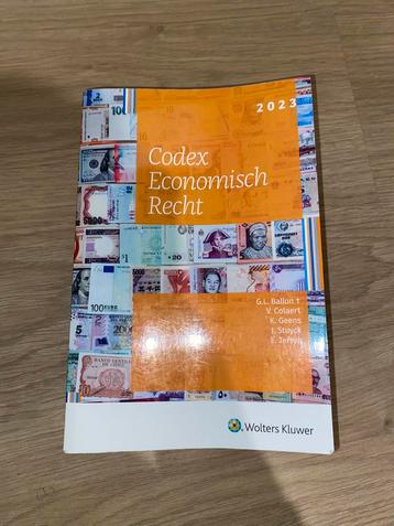 Codex economisch recht - Handelswetenschappen, Enlèvement ou Envoi, Comme neuf