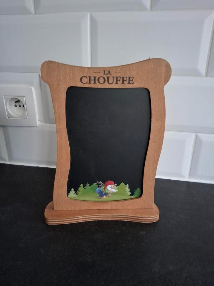 Tableau publicitaire de la marque de bière Chouffe, Collections, Marques & Objets publicitaires, Comme neuf, Ustensile, Enlèvement ou Envoi