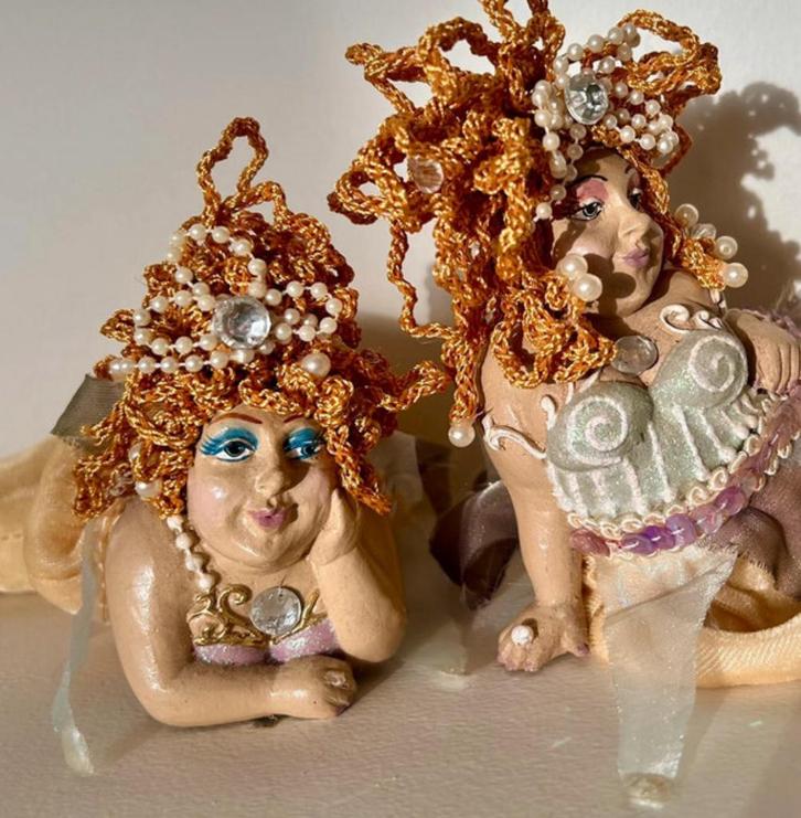 Zeemeerminnen Katherine’s Collection, Diversen, Kerst, Zo goed als nieuw, Ophalen of Verzenden