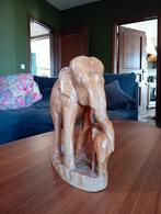 Houten beeld olifant, Ophalen of Verzenden