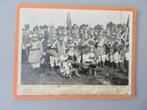 oude foto vereniging Fanfare ergens in Wallonie, Verzenden, Zo goed als nieuw, Klederdracht, Foto