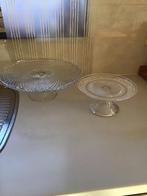 Plateau verre sur pied, Enlèvement ou Envoi, Comme neuf