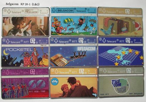 Telefoonkaarten Belgacom KP 20 (25 stuks), Verzamelen, Telefoonkaarten, Ophalen of Verzenden