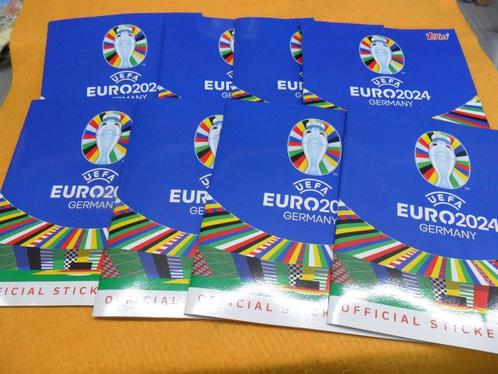 8 nieuwe lege Topps UEFA Euro 2024-albums + 1 x 6 stickers., Verzamelen, Sportartikelen en Voetbal, Nieuw, Poster, Plaatje of Sticker