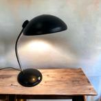 Vintage industriëlel tafellamp in zwart metaal met chroom, Antiek en Kunst, Ophalen of Verzenden