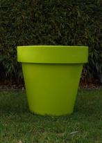 Bloempot kunststof groen / promotie, Ophalen, Kunststof, 40 cm of meer, Rond