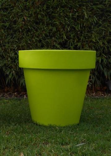 Bloempot kunststof groen / promotie beschikbaar voor biedingen