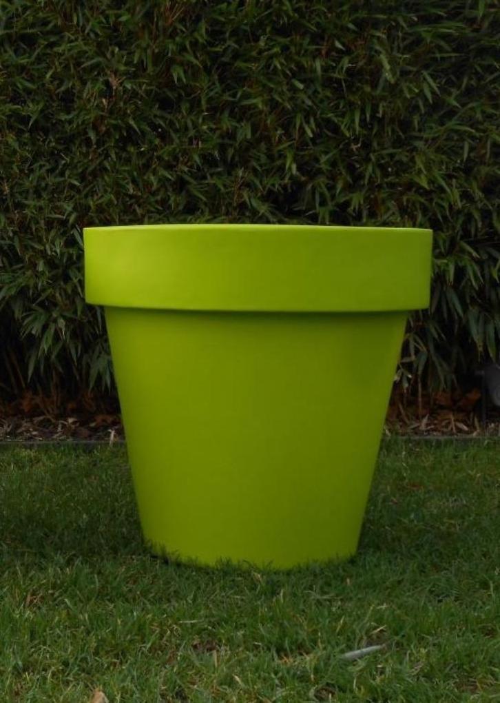 Bloempot kunststof groen / promotie, Tuin en Terras, Bloempotten, Nieuw, Kunststof, Binnen, Balkon, Tuin, 40 tot 70 cm, 40 cm of meer