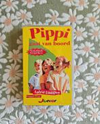 VHS - Pippi Langkous gaat van boord - Astrid Lindgren - €3, Tous les âges, Enlèvement, Utilisé, En néerlandais