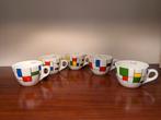 5 espressokopjes Abstract by Rombouts Limited Edition, Ophalen, Zo goed als nieuw, Overige stijlen, Kop(pen) en/of Schotel(s)