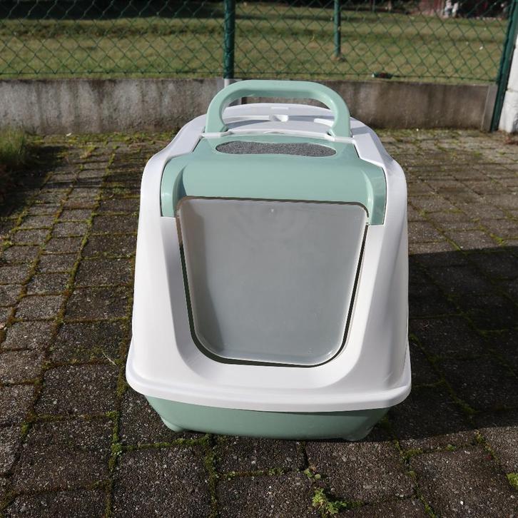 Kattenbak, Dieren en Toebehoren, Kattenbakken, Gebruikt, Gesloten, Ophalen