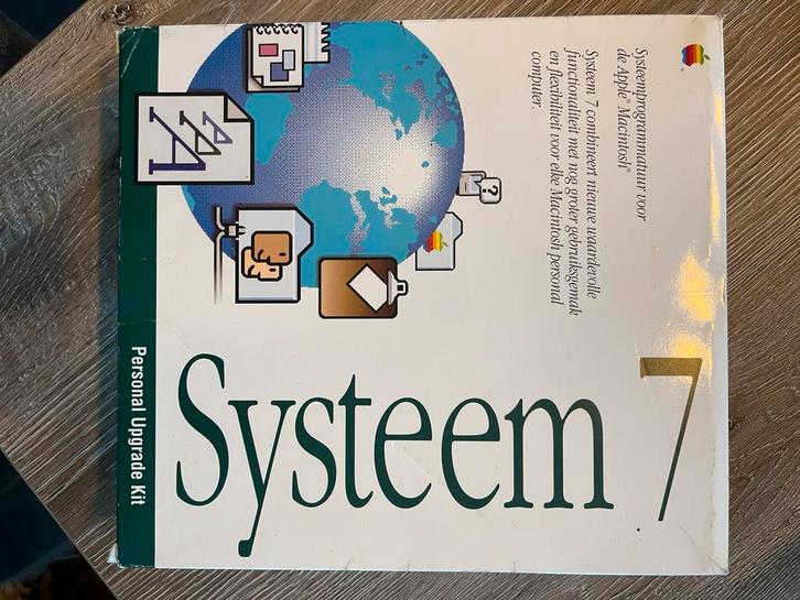 Systeemprogrammatuur voor de Apple Macintosh - Systeem 7, Computers en Software, Besturingssoftware, Zo goed als nieuw, MacOS