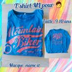 T-shirt ML pour garçon -bleu-Name IT-T.9-10 ans, Ophalen of Verzenden, Overige typen, Gebruikt, Jongen