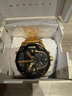 DiESEL HEREN ORLOGE, Handtassen en Accessoires, Horloges | Heren, Gebruikt, Polshorloge, Goud, Goud