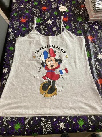 Nieuw Disney topje - Minnie Mouse Love from Paris - maat XL beschikbaar voor biedingen