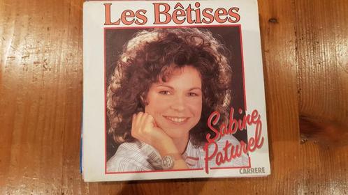 45T Sabine Paturel - Les bêtises, CD & DVD, Vinyles Singles, Utilisé, Single, Pop, 7 pouces, Enlèvement ou Envoi