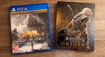 Assassin's creed Origins gold edition (krasvrij) + steelbook beschikbaar voor biedingen