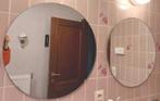 Miroirs Ronds 60cm - 2 pièces, Enlèvement ou Envoi, Comme neuf