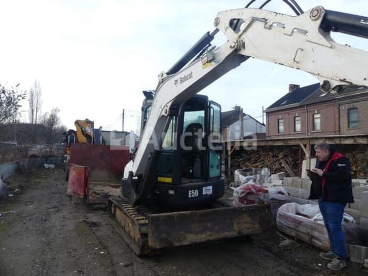 Bobcat E50 rupsgraafmachine, Zakelijke goederen, Machines en Bouw | Kranen en Graafmachines, Graafmachine