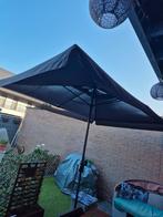 parasol met voet 4m.x 3m, Tuin en Terras, Parasols, Ophalen of Verzenden, Zo goed als nieuw
