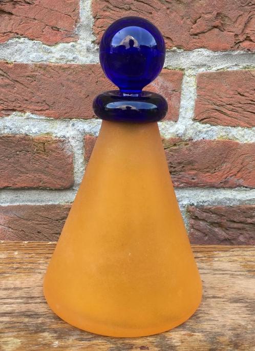 Flacon de parfum Franco Moretti, verre de Murano, Antiquités & Art, Antiquités | Verre & Cristal, Enlèvement ou Envoi