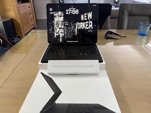 iPad Pro 12,9" (6e gen.) -256 GB + Apple Keyboard + Pencil, Computers en Software, Apple iPads, Zo goed als nieuw, Apple iPad Pro