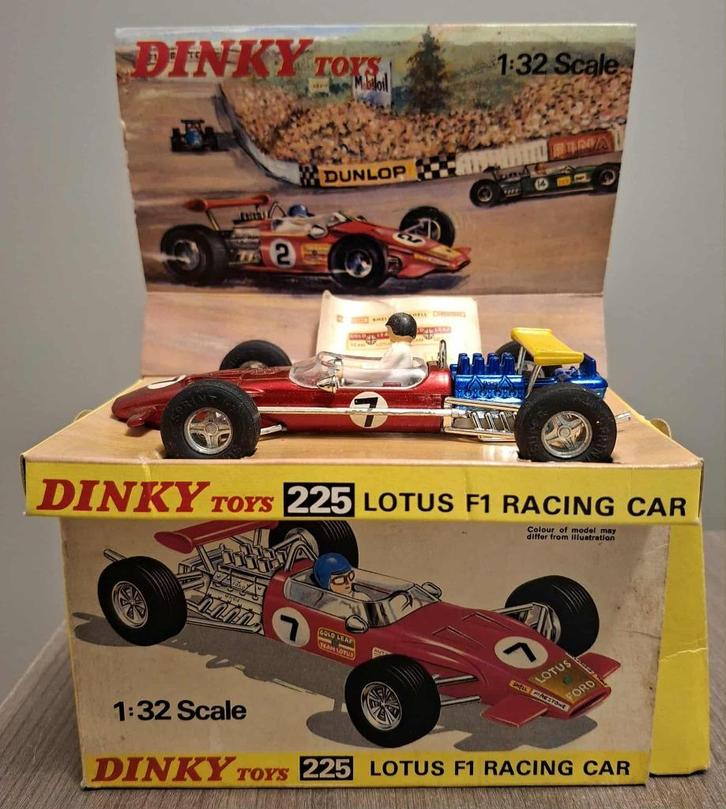 LOTUS F1 RACING DINKY TOYS 225, Hobby en Vrije tijd, Modelauto's | 1:43, Nieuw, Auto, Dinky Toys, Ophalen of Verzenden