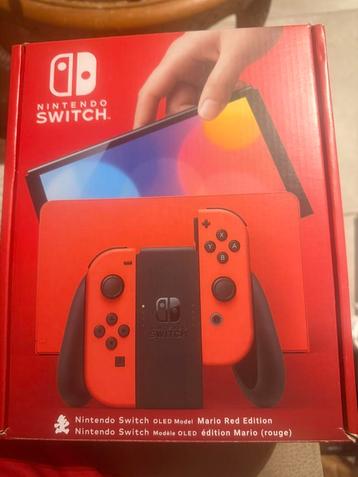 Édition Red Mario pour Nintendo Switch, Switch OLED, Avec 3 manettes ou plus, Enlèvement, Avec jeux