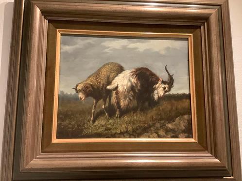 Olieverfschilderij  - Brisson De Warville Felix Saturnin, Antiek en Kunst, Kunst | Schilderijen | Klassiek, Ophalen
