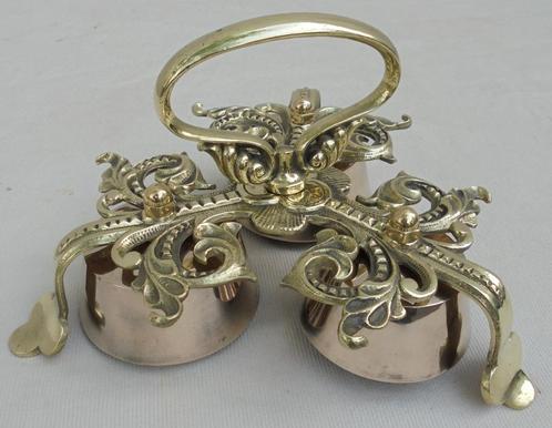 Antieke altaarbellen misdienaarbellen bellen, Antiek en Kunst, Antiek | Brons en Koper, Koper, Ophalen of Verzenden