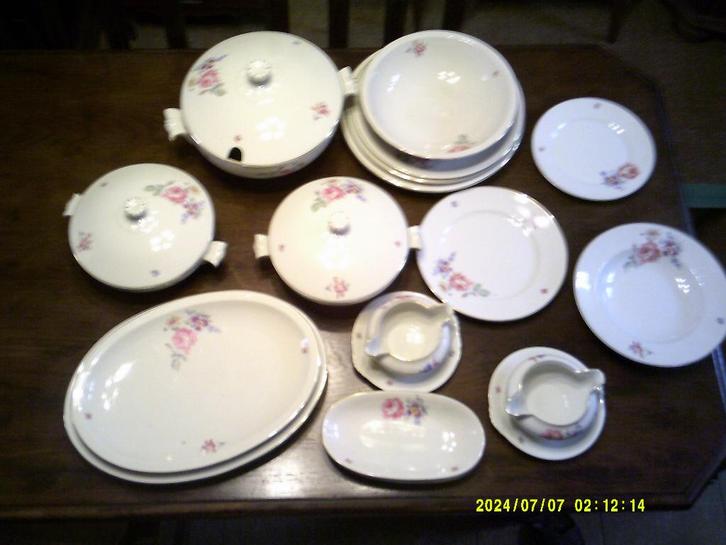 compleet antiek tafelservies, Antiek en Kunst, Antiek | Servies compleet, Ophalen