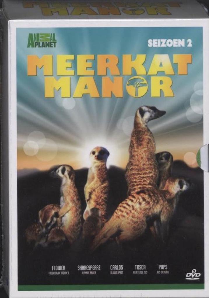 Meerkat Manor - Seizoen 2 (box 3 dvd's), Cd's en Dvd's, Dvd's | Documentaire en Educatief, Boxset, Alle leeftijden, Verzenden