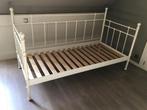 Romantisch metalen éénpersoonsbed IKEA, Huis en Inrichting, Slaapkamer | Bedden, Ophalen, 90 cm, Eenpersoons, Wit