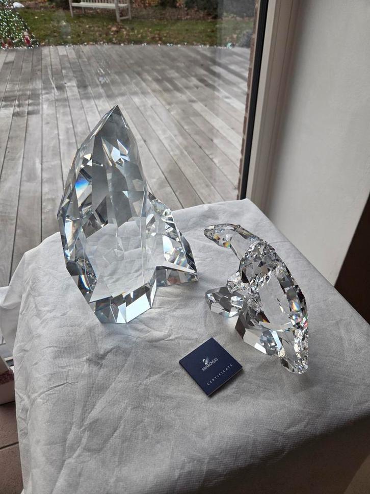 Ours polaire Swarovski + iceberg Swarovski, Collections, Swarovski, Figurine, Enlèvement