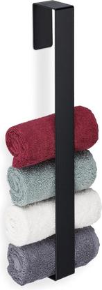 Relaxdays handdoekrek (Zonder boren!) - Nieuw in verpakking, Nieuw, Ophalen of Verzenden, Handdoekenrek, Zwart