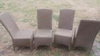 4 rieten stoelen, Ophalen, Zo goed als nieuw, Riet of Rotan, Vier
