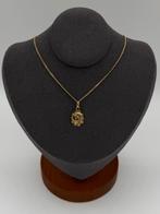 9k gouden Maria hanger, Ophalen of Verzenden, Zo goed als nieuw, Kruis of Symbool, Goud