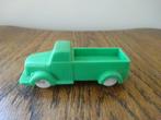 Klein, vintage, groen truckje in plastic, Antiek en Kunst, Antiek | Speelgoed, Ophalen of Verzenden