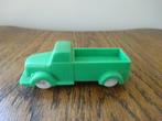 Klein, vintage, groen truckje in plastic, Ophalen of Verzenden