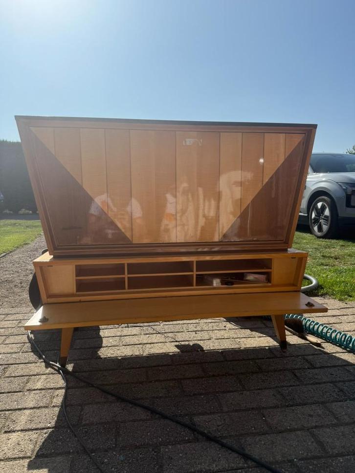 Mid century meubel: Kuba Tango Stereo Console 1959- 1962, Antiquités & Art, Antiquités | Meubles | Armoires, Enlèvement