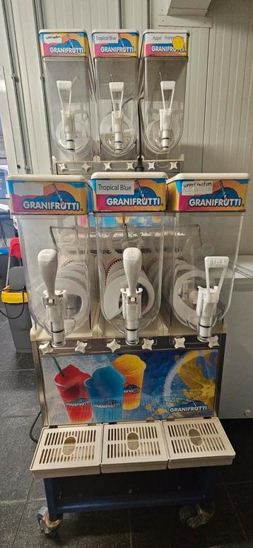 3x SPM Granifrutti Slushmachines + Opzettafel beschikbaar voor biedingen