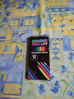 Pochette 12 crayons de couleur Colour therapy. Neufs., Hobby & Loisirs créatifs, Dessin
