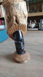 Volkskunst houten ebony figure, Antiquités & Art, Art | Sculptures & Bois, Enlèvement