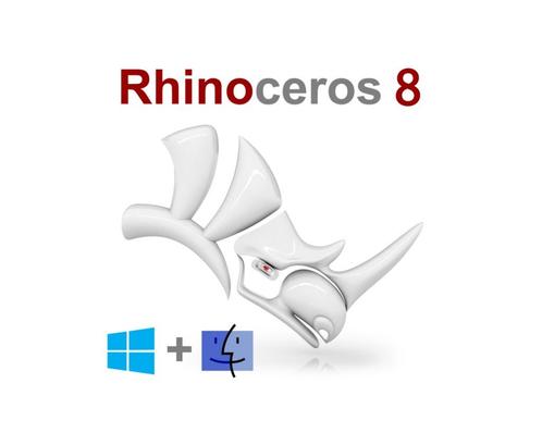 Rhinoceros 8, Computers en Software, Educatie- en Cursussoftware, Nieuw, MacOS, Windows, Ophalen