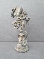 Bronzen Ganesh/Ganapati danst op cobra Naga/Azië/India, Antiek en Kunst, Ophalen of Verzenden