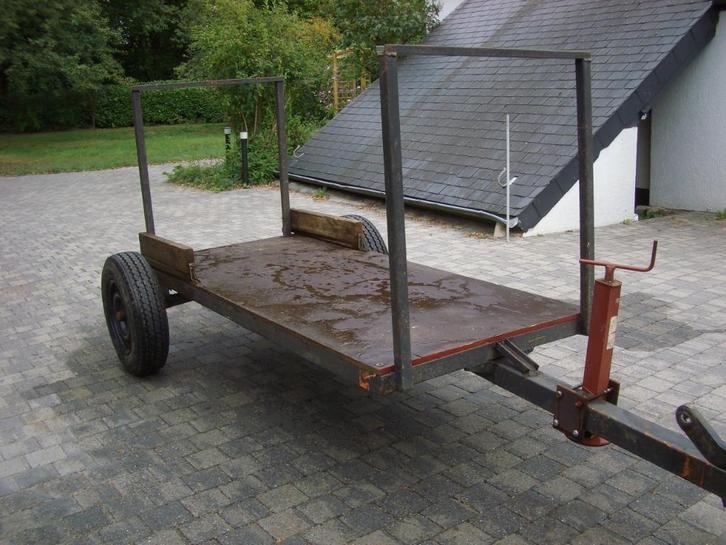 remorque de débardage forestier( tracteur, quad, ...), Doe-het-zelf en Bouw, Transportwagens, Gebruikt, Transportkar, 100 liter of meer