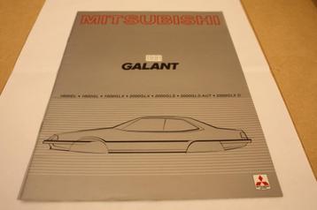Mitsubishi Galant brochure 1981 disponible aux enchères