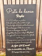 Cadre lumineux « Règles piste danse », Ophalen, Nieuw, Kleur