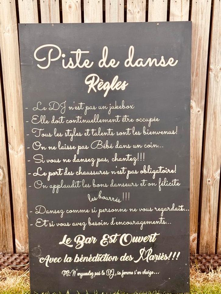 Cadre lumineux « Règles piste danse », Muziek en Instrumenten, Licht en Laser, Nieuw, Kleur, Ophalen