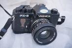 Yashica FX-3 + Yashica ML 50mm f/2, Ophalen of Verzenden, Gebruikt, Spiegelreflex, Overige Merken